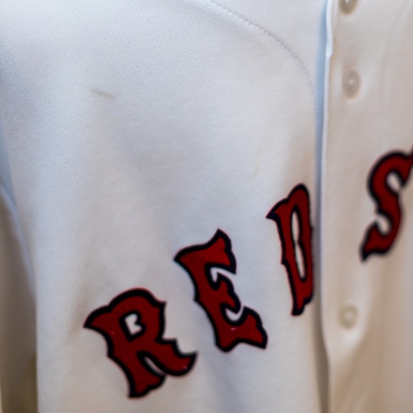 Boston Red Sox Jersey Majestic | White Button-Up MLB Baseball Shirt | Men’s XL - Picture 5 of 5